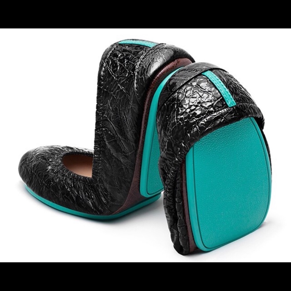 Tieks Obsidian Black Shoes, size 8
